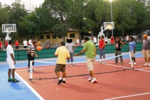 Septiembre, 11. Participación en la jornada "Deportes en la calle", del Master Tenis El Larguero 2012