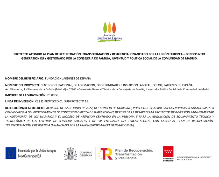 Cartel - COFOIL Villanueva